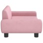 vidaXL Hundebett Rosa 70x45x33 cm Samt vidaXL Hundebett Rosa 70x45x33 cm Samt