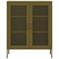 vidaXL Lagerschrank Olivgrün 80x35x101,5 cm Stahl vidaXL Lagerschrank Olivgrün 80x35x101,5 cm Stahl