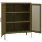 vidaXL Lagerschrank Olivgrün 80x35x101,5 cm Stahl vidaXL Lagerschrank Olivgrün 80x35x101,5 cm Stahl