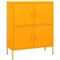vidaXL Lagerschrank Senfgelb 80x35x101,5 cm Stahl vidaXL Lagerschrank Senfgelb 80x35x101,5 cm Stahl