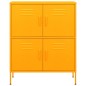 vidaXL Lagerschrank Senfgelb 80x35x101,5 cm Stahl vidaXL Lagerschrank Senfgelb 80x35x101,5 cm Stahl
