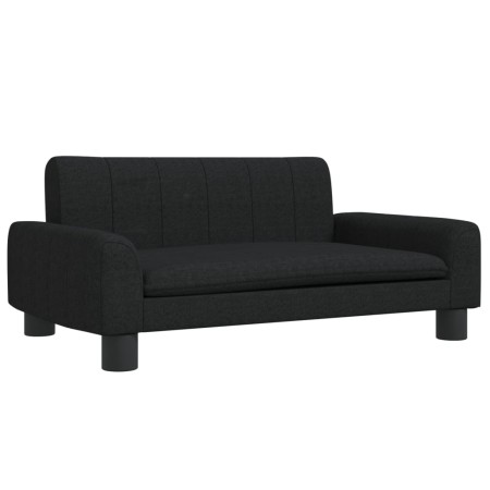 vidaXL Kindersofa Schwarz 70x45x30 cm Stoff