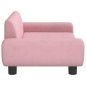 vidaXL Kindersofa Rosa 70x45x33 cm Samt vidaXL Kindersofa Rosa 70x45x33 cm Samt