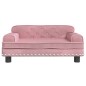 vidaXL Hundebett Rosa 70x45x30 cm Samt vidaXL Hundebett Rosa 70x45x30 cm Samt