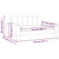vidaXL Kindersofa Dunkelgrau 70x45x30 cm Stoff vidaXL Kindersofa Dunkelgrau 70x45x30 cm Stoff
