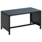 vidaXL Couchtisch Schwarz 70×40×38 cm Poly Rattan vidaXL Couchtisch Schwarz 70×40×38 cm Poly Rattan