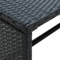 vidaXL Couchtisch Schwarz 70×40×38 cm Poly Rattan vidaXL Couchtisch Schwarz 70×40×38 cm Poly Rattan