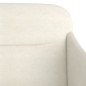 vidaXL Sitzbank Creme 110x76x80 cm Samt vidaXL Sitzbank Creme 110x76x80 cm Samt