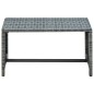 vidaXL Couchtisch Anthrazit 70×40×38 cm Poly Rattan vidaXL Couchtisch Anthrazit 70×40×38 cm Poly Rattan