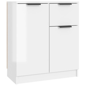 vidaXL Sideboard Hochglanz-Weiß 60x30x70 cm Holzwerkstoff