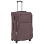 vidaXL 3-tlg. Weichgepäck Trolley-Set Kaffeebraun vidaXL 3-tlg. Weichgepäck Trolley-Set Kaffeebraun