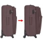 vidaXL 3-tlg. Weichgepäck Trolley-Set Kaffeebraun vidaXL 3-tlg. Weichgepäck Trolley-Set Kaffeebraun