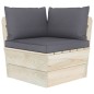 vidaXL 6-tlg. Garten-Sofagarnitur aus Paletten mit Kissen Fichtenholz vidaXL 6-tlg. Garten-Sofagarnitur aus Paletten mit Kissen Fichtenholz