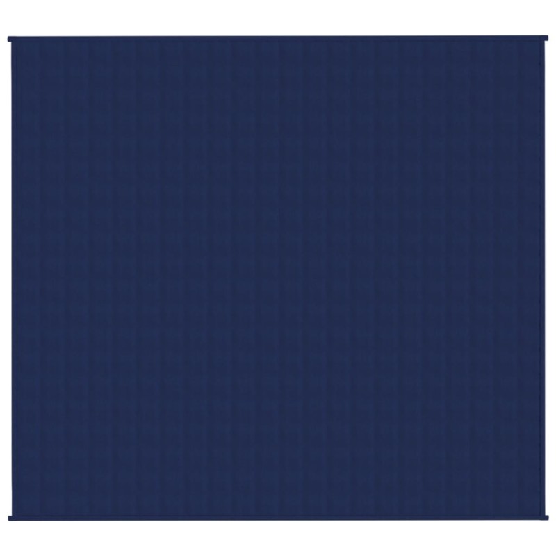 vidaXL Gewichtsdecke Blau 200x230 cm 13 kg Stoff vidaXL Gewichtsdecke Blau 200x230 cm 13 kg Stoff