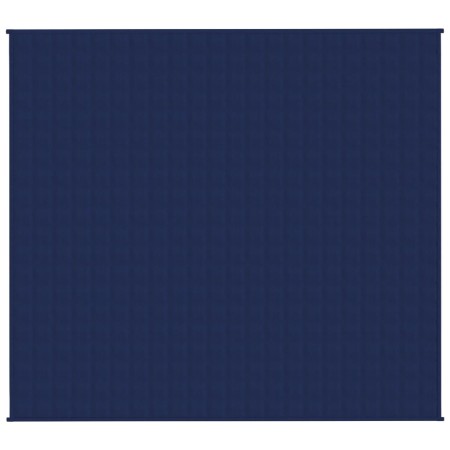 vidaXL Gewichtsdecke Blau 200x230 cm 13 kg Stoff
