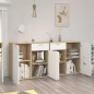 vidaXL Sideboard Weiß Sonoma-Eiche 160x36x75 cm Holzwerkstoff vidaXL Sideboard Weiß Sonoma-Eiche 160x36x75 cm Holzwerkstoff