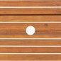 vidaXL Klappbarer Gartentisch Ø 90x75 cm Massivholz Akazie vidaXL Klappbarer Gartentisch Ø 90x75 cm Massivholz Akazie