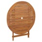 vidaXL Klappbarer Gartentisch Ø 90x75 cm Massivholz Akazie vidaXL Klappbarer Gartentisch Ø 90x75 cm Massivholz Akazie