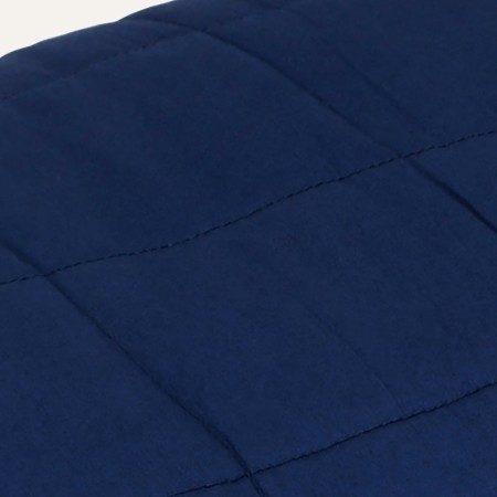 vidaXL Gewichtsdecke Blau 137x200 cm 6 kg Stoff