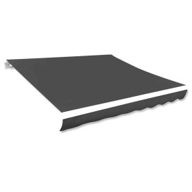vidaXL Markisenbespannung Canvas Anthrazit 450x300 cm