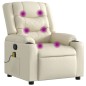 vidaXL Massagesessel Creme Kunstleder vidaXL Massagesessel Creme Kunstleder