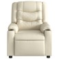 vidaXL Massagesessel Creme Kunstleder vidaXL Massagesessel Creme Kunstleder