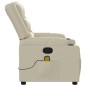 vidaXL Massagesessel Creme Kunstleder vidaXL Massagesessel Creme Kunstleder