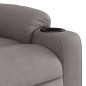 vidaXL Relaxsessel Elektrisch Taupe Stoff vidaXL Relaxsessel Elektrisch Taupe Stoff