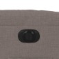 vidaXL Relaxsessel Elektrisch Taupe Stoff vidaXL Relaxsessel Elektrisch Taupe Stoff