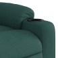 vidaXL Relaxsessel mit Aufstehhilfe Elektrisch Dunkelgrün Stoff vidaXL Relaxsessel mit Aufstehhilfe Elektrisch Dunkelgrün Stoff
