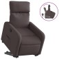 vidaXL Relaxsessel mit Aufstehhilfe Dunkelbraun Stoff vidaXL Relaxsessel mit Aufstehhilfe Dunkelbraun Stoff