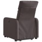vidaXL Relaxsessel mit Aufstehhilfe Dunkelbraun Stoff vidaXL Relaxsessel mit Aufstehhilfe Dunkelbraun Stoff