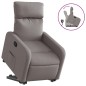 vidaXL Relaxsessel mit Aufstehhilfe Taupe Stoff vidaXL Relaxsessel mit Aufstehhilfe Taupe Stoff