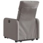 vidaXL Relaxsessel mit Aufstehhilfe Taupe Stoff vidaXL Relaxsessel mit Aufstehhilfe Taupe Stoff