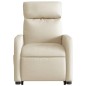 vidaXL Relaxsessel mit Aufstehhilfe Elektrisch Creme Stoff vidaXL Relaxsessel mit Aufstehhilfe Elektrisch Creme Stoff