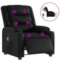 vidaXL Massagesessel Elektrisch Schwarz Kunstleder vidaXL Massagesessel Elektrisch Schwarz Kunstleder