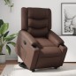 vidaXL Relaxsessel mit Aufstehhilfe Braun Kunstleder vidaXL Relaxsessel mit Aufstehhilfe Braun Kunstleder