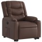 vidaXL Relaxsessel mit Aufstehhilfe Braun Kunstleder vidaXL Relaxsessel mit Aufstehhilfe Braun Kunstleder