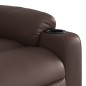 vidaXL Relaxsessel mit Aufstehhilfe Braun Kunstleder vidaXL Relaxsessel mit Aufstehhilfe Braun Kunstleder