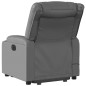 vidaXL Massagesessel mit Aufstehhilfe Grau Kunstleder vidaXL Massagesessel mit Aufstehhilfe Grau Kunstleder
