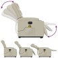 vidaXL Massagesessel mit Aufstehhilfe Elektrisch Creme Kunstleder vidaXL Massagesessel mit Aufstehhilfe Elektrisch Creme Kunstleder