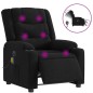 vidaXL Massagesessel Elektrisch Schwarz Stoff vidaXL Massagesessel Elektrisch Schwarz Stoff