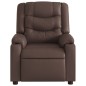 vidaXL Elektrischer Relaxsessel Braun Kunstleder vidaXL Elektrischer Relaxsessel Braun Kunstleder