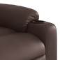 vidaXL Elektrischer Relaxsessel Braun Kunstleder vidaXL Elektrischer Relaxsessel Braun Kunstleder