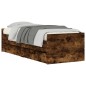 vidaXL Bett mit Schubladen Räuchereiche 75x190 cm vidaXL Bett mit Schubladen Räuchereiche 75x190 cm