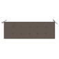 Stapelbare Gartenbank mit Auflage 159 cm Massivholz Teak Stapelbare Gartenbank mit Auflage 159 cm Massivholz Teak