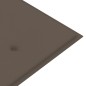 Stapelbare Gartenbank mit Auflage 159 cm Massivholz Teak Stapelbare Gartenbank mit Auflage 159 cm Massivholz Teak