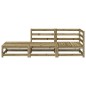 vidaXL Gartensofa mit Hocker 2-Sitzer Kiefernholz Imprägniert vidaXL Gartensofa mit Hocker 2-Sitzer Kiefernholz Imprägniert