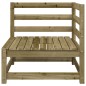 vidaXL Gartensofa mit Hocker 2-Sitzer Kiefernholz Imprägniert vidaXL Gartensofa mit Hocker 2-Sitzer Kiefernholz Imprägniert