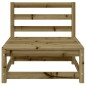 vidaXL Gartensofa mit Hocker 2-Sitzer Kiefernholz Imprägniert vidaXL Gartensofa mit Hocker 2-Sitzer Kiefernholz Imprägniert